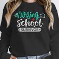 Nursing School Survivor RN Grad Nurse Graduation Student Unisex Sweatshirt
