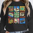 I Am This Old Retro Vintage Nostalgia 80s 90s Cassette Tape Unisex Sweatshirt