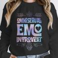Omnisexual Emo Introvert Pride Trendy Mystic Teen Goth Style Unisex Sweatshirt Omnisexual Emo Introvert Pride Trendy Mystic Teen Goth Style Unisex Sweatshirt