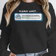 Overthinking In Progress Introvert Please Wait Unisex Sweatshirt