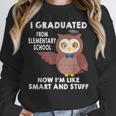 Owl Elementary Graduation Shirt-6th Grade Graduation Unisex Sweatshirt