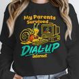 My Parents Survived Dial Up Internet Nostalgia 90s Unisex Sweatshirt My Parents Survived Dial Up Internet Nostalgia 90s Unisex Sweatshirt