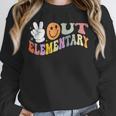 Peace Out Elementary Graduation Graduate Class Of 2025 Unisex Sweatshirt