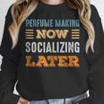 Perfume Making Now Minimal Socializing Introvert Vintage Unisex Sweatshirt