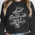 Phd Aunt Shirt Doctorate Graduations Doctoral Unisex Sweatshirt