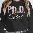 PhD Girl Doctorate Degree Graduation Women Her Psychology Unisex Sweatshirt