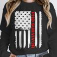 PhD Survivor Graduation American Flag Shirt Degree Tee Women Kids Men Unisex Sweatshirt