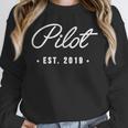 Pilot Est 2019 Graduation Grad Unisex Sweatshirt