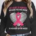 Pink Breast Cancer Awareness Women Men In Memory Of My Niece Unisex Sweatshirt