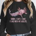 I Have Plans With My Axolotl Salamander Introvert Unisex Sweatshirt