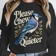 Please Chew Quieter Introvert Christmas Bird Watcher Unisex Sweatshirt Please Chew Quieter Introvert Christmas Bird Watcher Unisex Sweatshirt