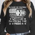 Please Be Patient With Me I'm From The 1900s USA Flag Skull Unisex Sweatshirt