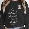 Police Academy Graduation She Believed She Could So She Did Unisex Sweatshirt