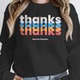 Polite Introvert Thanks But No Thanks Retro Graphic Unisex Sweatshirt