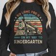 Pre-k Graduation To Kindergarten Retro Vintage Train Kids Unisex Sweatshirt