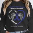 Products Faith Hope Love In Memory Of Godson Colon Cancer Unisex Sweatshirt Products Faith Hope Love In Memory Of Godson Colon Cancer Unisex Sweatshirt