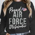 Proud Air Force Godmother US Air Force Graduation Godmother Unisex Sweatshirt