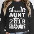 Proud Aunt Of A 2018 Graduate Senior Graduation School Shirt Unisex Sweatshirt