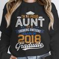 Proud Aunt Of 2018 Graduate Shirt Graduation Grad Class Unisex Sweatshirt