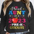 Proud Aunt Of 2023 Pre-K Graduate Senior Graduation Matching Unisex Sweatshirt