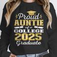 Proud Auntie Of 2025 College Graduate Family 25 Graduation Unisex Sweatshirt
