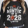 Proud Auntie Of A 2026 Senior Football Graduation Family Unisex Sweatshirt
