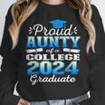 Proud Aunty Of 2024 College Graduate Family 24 Graduation Unisex Sweatshirt