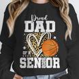 Proud Dad Of A 2026 Senior Basketball Graduation Leopard Unisex Sweatshirt