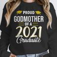 Proud Godmother Of A 2021 Graduate Graduation Clothes MBA Unisex Sweatshirt