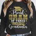Proud Gran Of Three 2025 Graduates Graduation Family Unisex Sweatshirt