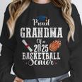 Proud Grandma Of 2025 Basketball Senior Graduation Day Unisex Sweatshirt