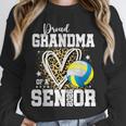 Proud Grandma Of A 2026 Senior Volleyball Graduation Leopard Unisex Sweatshirt