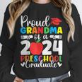 Proud Grandma Of Class Of 2024 Preschool Graduate Graduation Unisex Sweatshirt