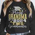 Proud Grandma Of Two 2024 Graduate Class 2024 Graduation Unisex Sweatshirt
