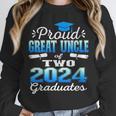 Proud Great Uncle Of Two 2024 Graduate Class 2024 Graduation Unisex Sweatshirt