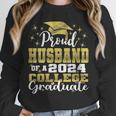 Proud Husband Of 2024 College Graduate Family 24 Graduation Unisex Sweatshirt