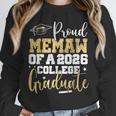 Proud Memaw Of 2026 Graduate College Graduation Unisex Sweatshirt