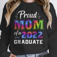 Proud Mom Of a 2022 Graduate Matching Tie Dye Graduation Unisex Sweatshirt