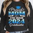Proud Mom Of 5th Grade Graduate 2024 Elementary Graduation Unisex Sweatshirt