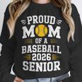Proud Mom Of Baseball Senior 2026 Graduation Unisex Sweatshirt