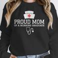 Proud Mom Of a Nursing Graduate Nurse Senior 2026 Graduation Unisex Sweatshirt