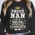 Proud Nan Of A Class Of 2025 Graduate Senior Graduation Unisex Sweatshirt