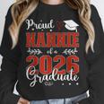 Proud Nannie Of A Class Of 2026 Graduate Senior Graduation Unisex Sweatshirt