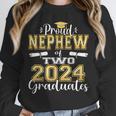 Proud Nephew Of Two 2024 Graduate Class 2024 Graduation Unisex Sweatshirt