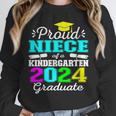 Proud Niece Of Kindergarten Graduate 2024 Graduation Niece Unisex Sweatshirt