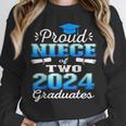 Proud Niece Of Two 2024 Graduate Class 2024 Graduation Unisex Sweatshirt