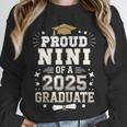 Proud Nini Of A Class Of 2025 Graduate Senior Graduation Unisex Sweatshirt
