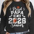 Proud Papa Of A 2026 Senior Football Graduation Dad Unisex Sweatshirt