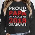 Proud Papa Of A Class Of 2018 Graduate Shirt Graduation Unisex Sweatshirt