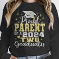 Proud Parent Of Two 2024 Graduate Class 2024 Graduation Unisex Sweatshirt